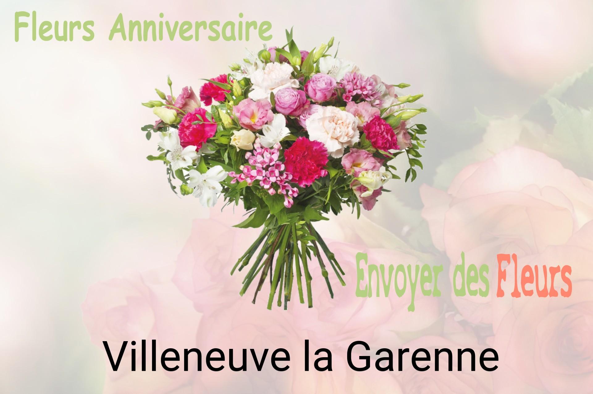 Bouquet de fleurs d’anniversaire livré à Villeneuve-la-Garenne