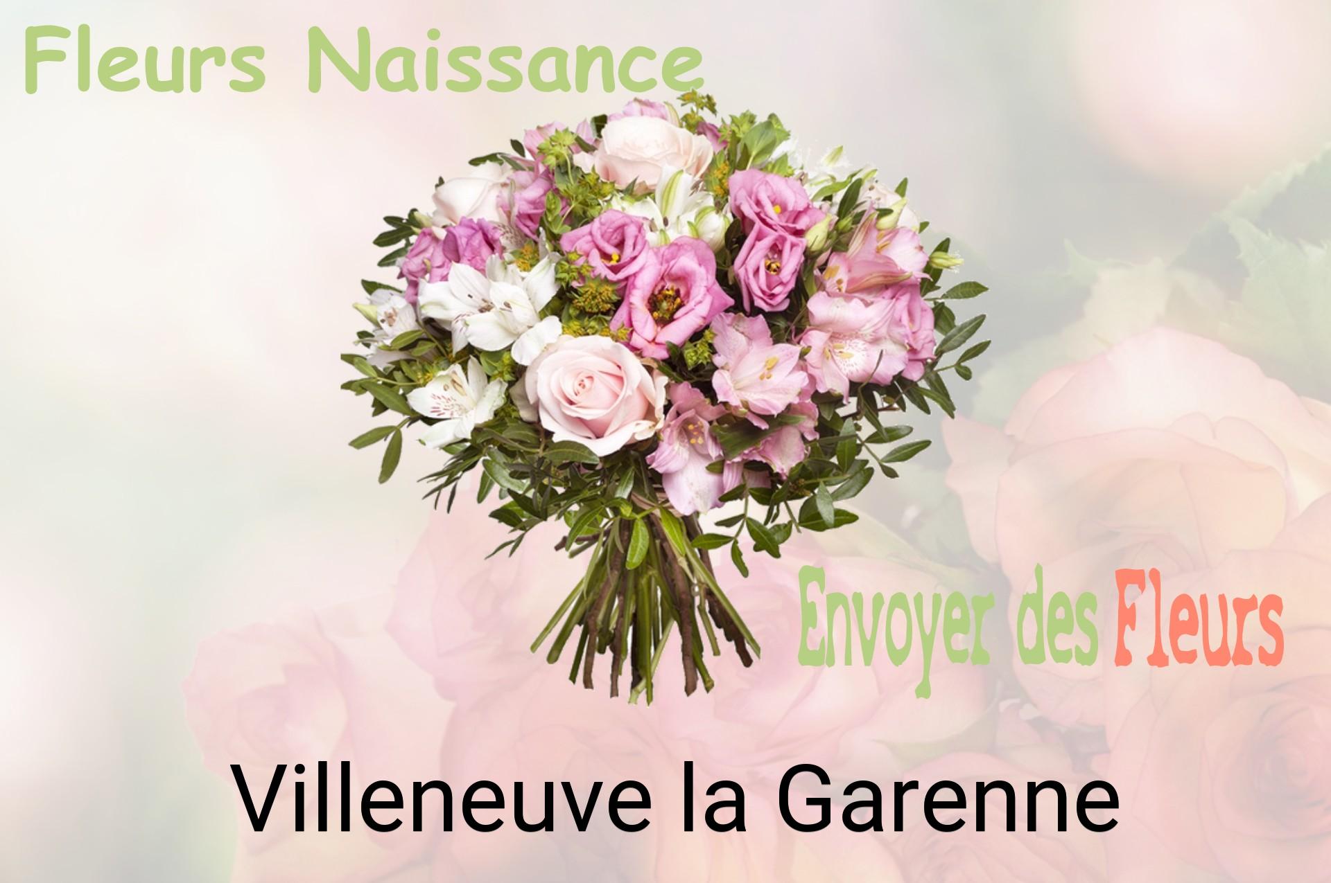 Bouquet de fleurs de naissance livré à Villeneuve-la-Garenne