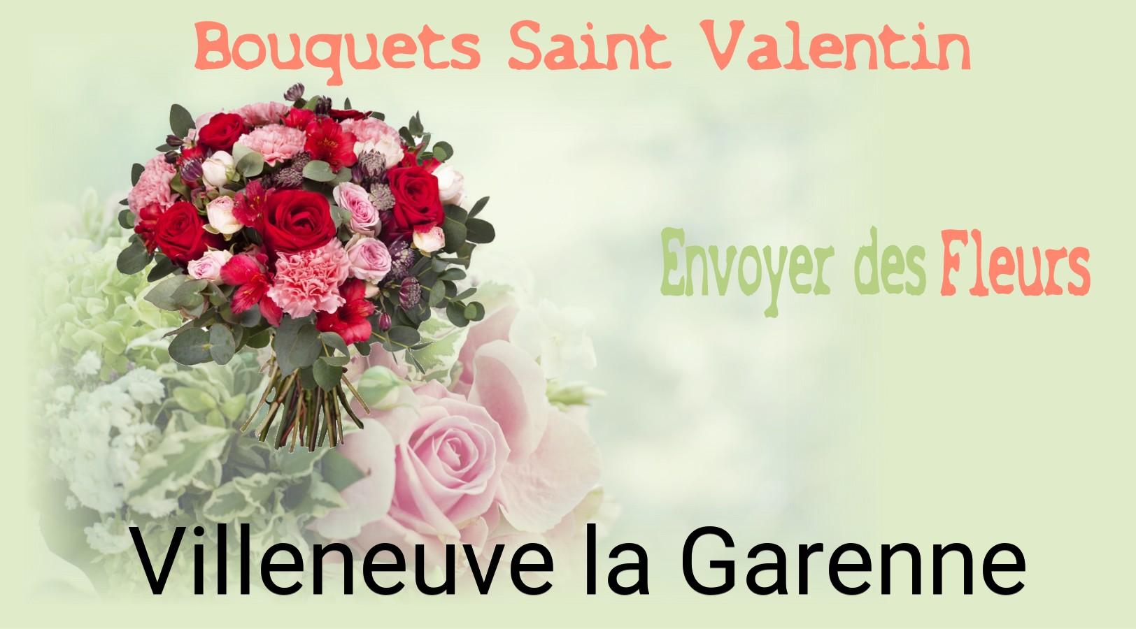 Roses de Saint-Valentin livrées à Villeneuve-la-Garenne